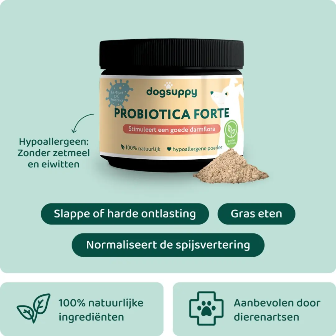 DogSuppy Probiotica Forte Poeder - 30 schepjes - afbeelding 2 van 6