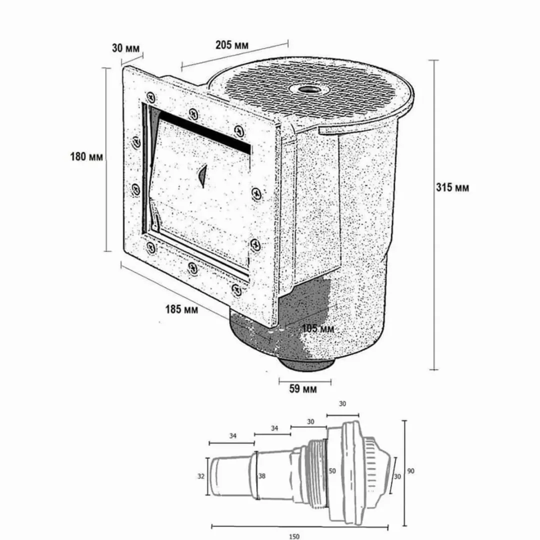 Kokido Skimmer K002WBXLXW - 3 Stuks - Wit