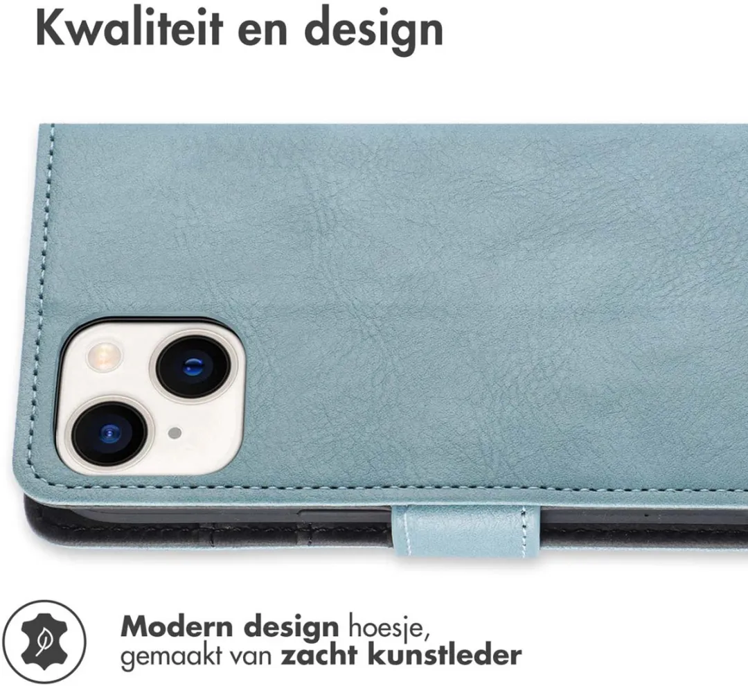 Imoshion Hoesje iPhone 15 Lichtblauw - 3 Pasjes