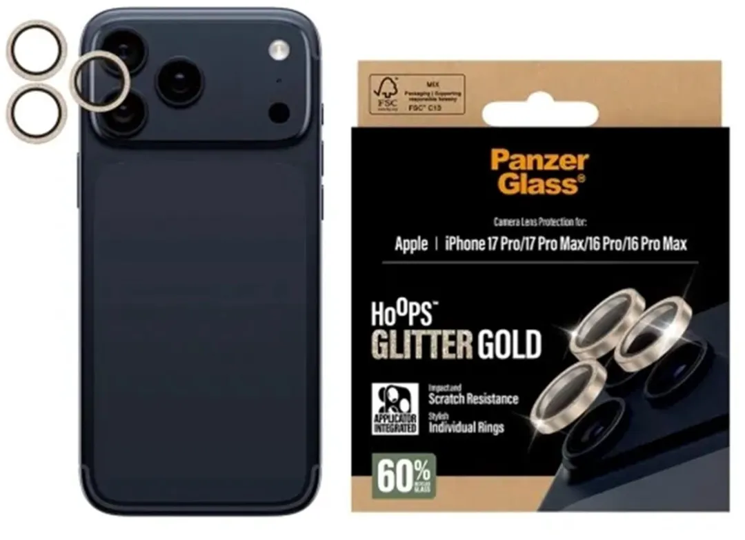 PanzerGlass PG38210 Camera Protector - Glitter Goud