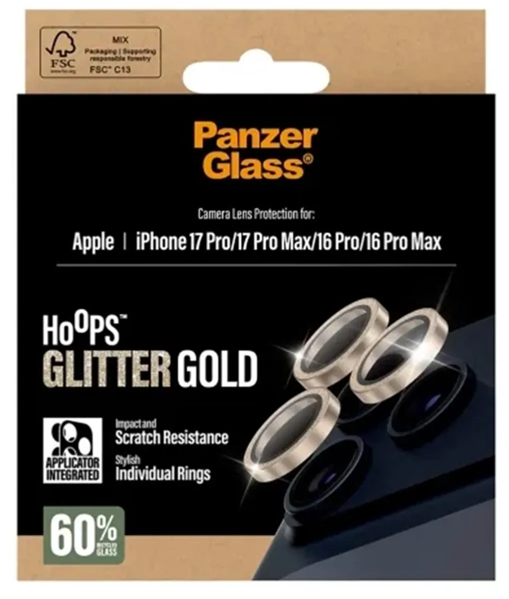 PanzerGlass PG38210 Camera Protector - Glitter Goud