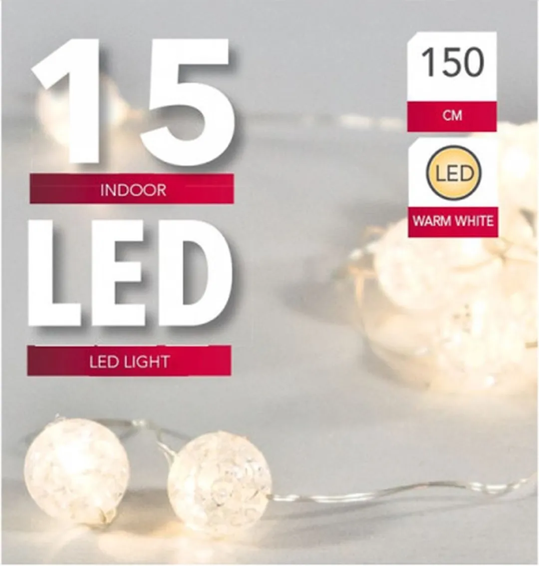 Svenska Living Bol 15 LED Strengverlichting