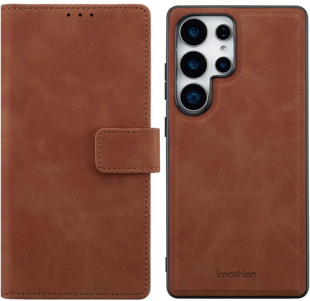 Imoshion Hoesje Samsung Galaxy S25 Ultra - Bookcase Bruin