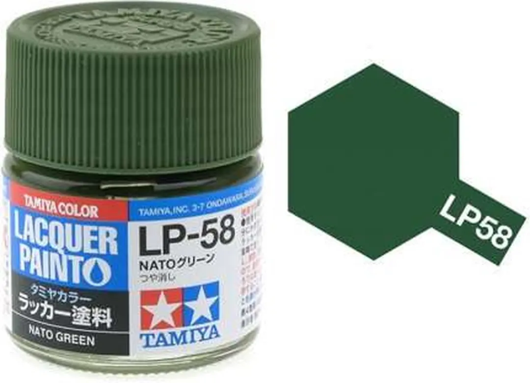 Tamiya Hobbyverf Olieverf LP-58 NATO Green 10ml - Matt