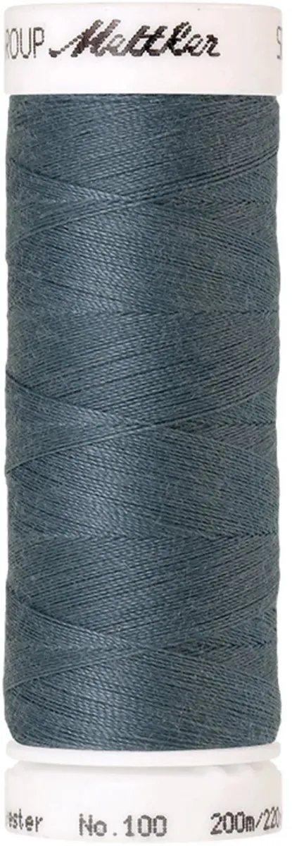 Amann Mettler Seralon 200mt #0923 Naaimachinegaren - Blauw/Grijs