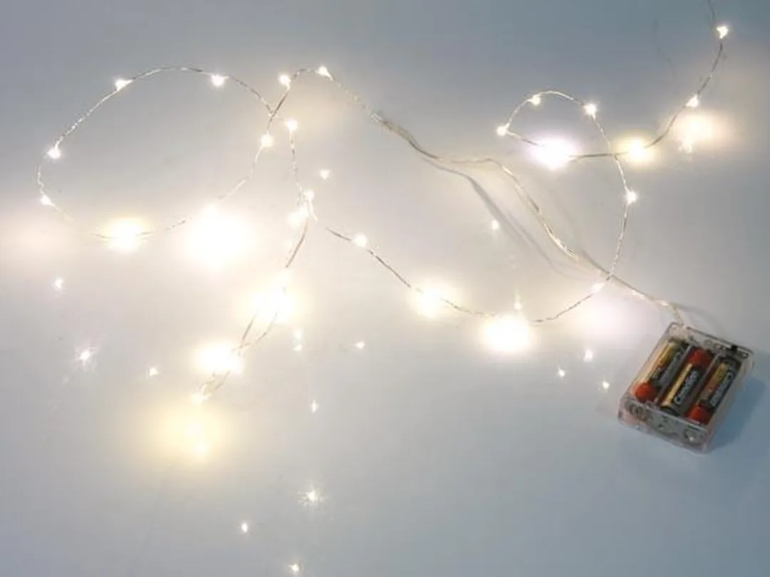 Velleman LED-slinger Warmwit 20 LEDs - Op batterijen