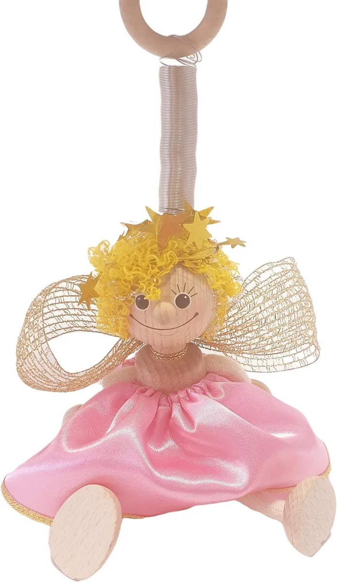 Tricky-Toy Angel Prinses Speelpoppetje - Houtkleur