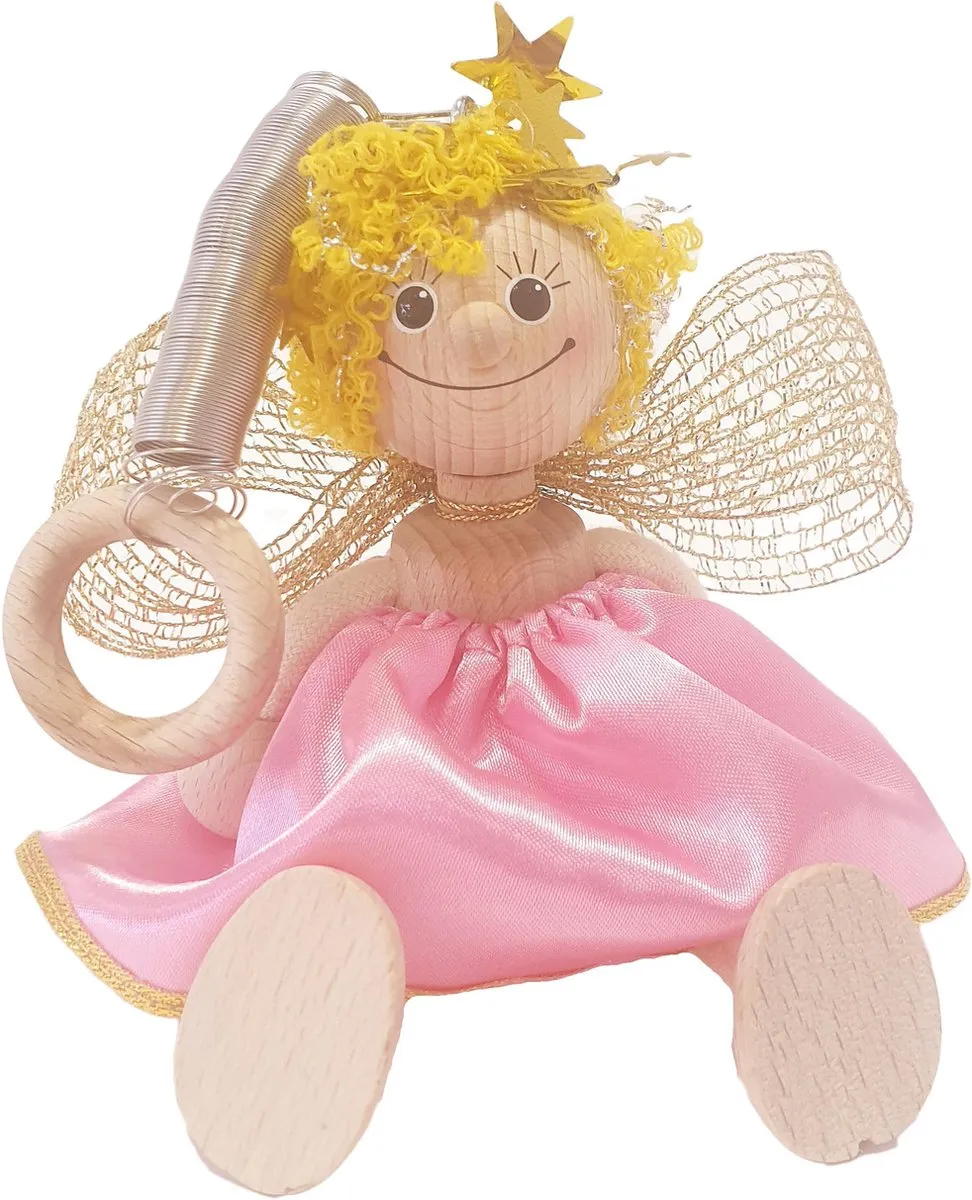 Tricky-Toy Angel Prinses Speelpoppetje - Houtkleur