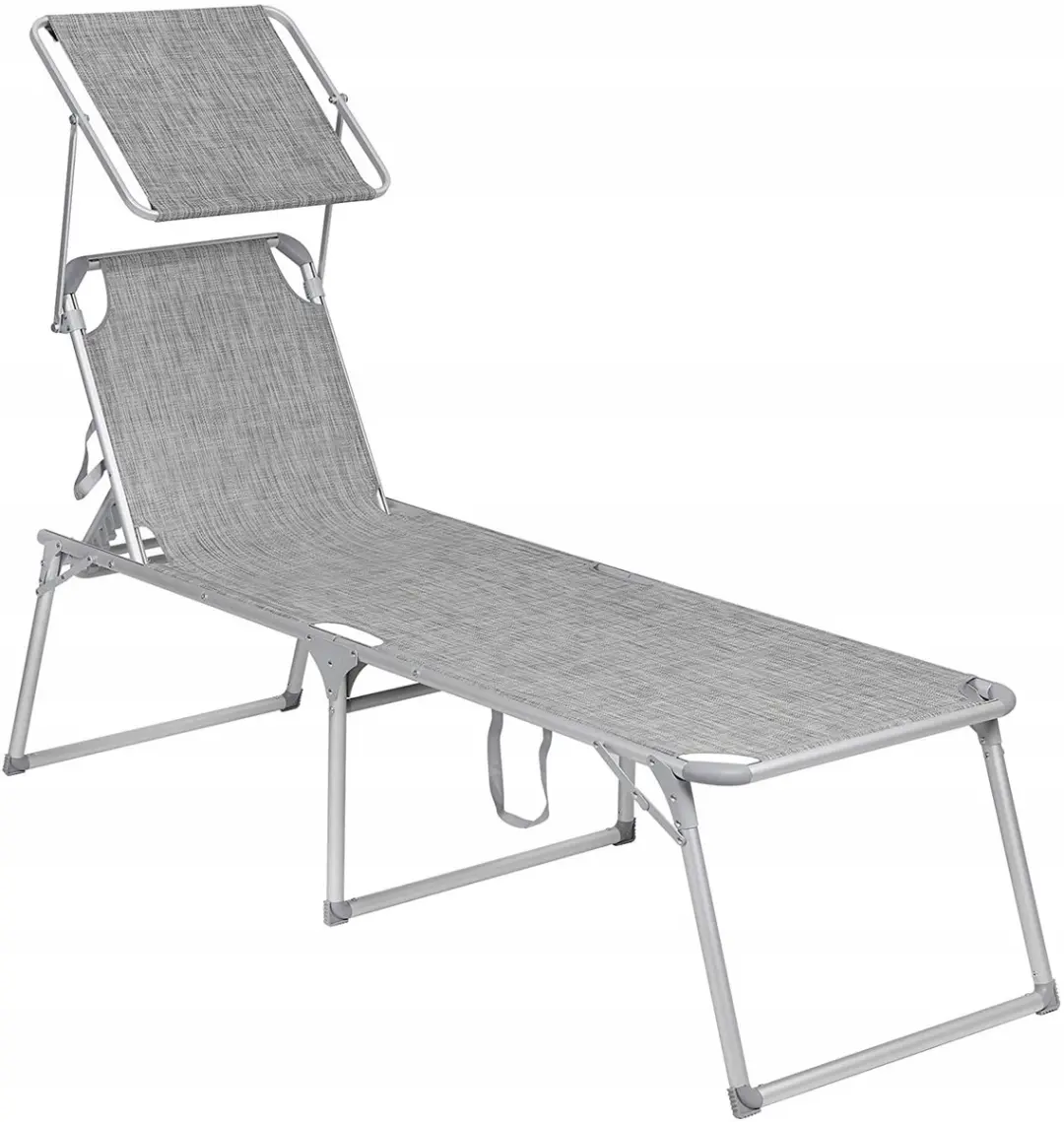 Opvouwbare loungestoel met Zonnekap