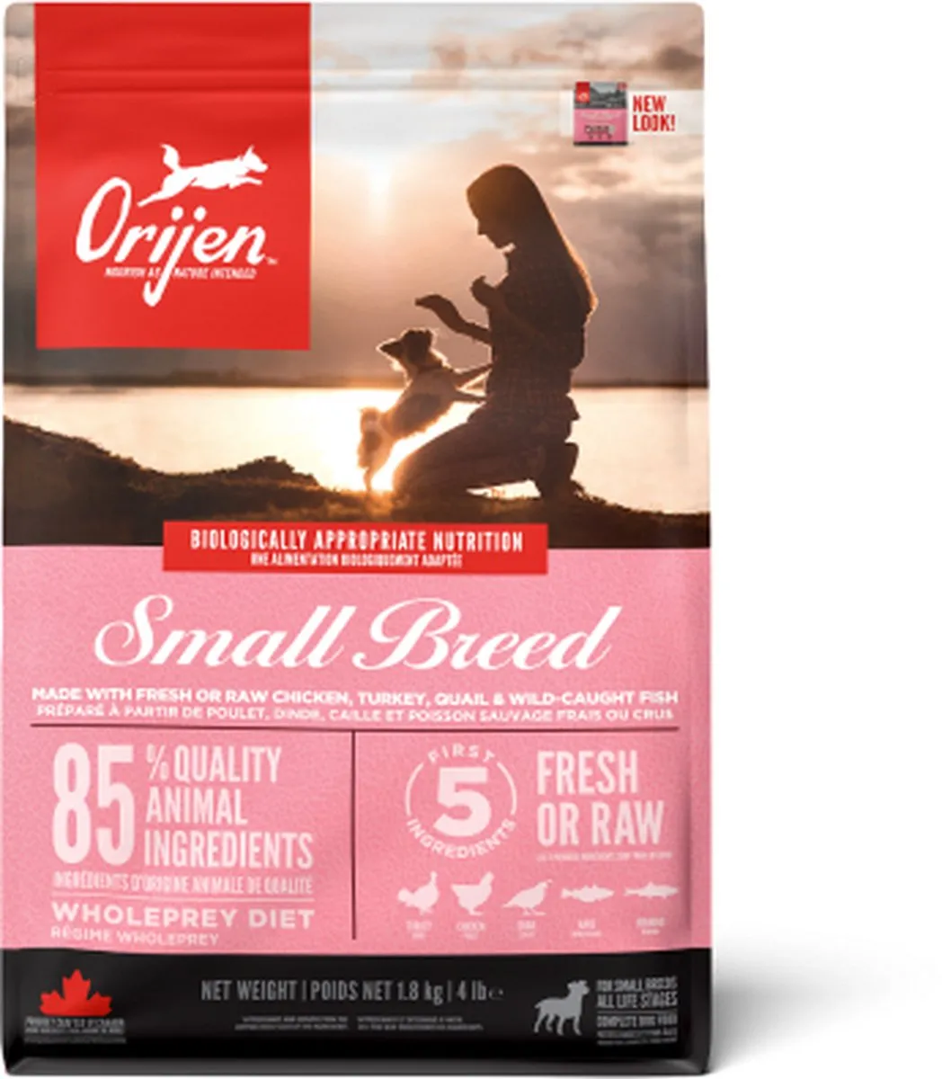 Orijen Whole Prey Adult Small Breed Kip Kalkoen Vis - 4,5 kg - afbeelding 6 van 6