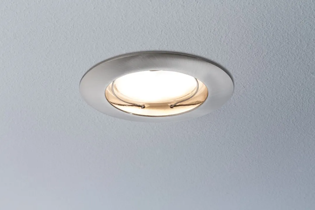 Paulmann LED Coin Inbouwlamp 3x6,8W 380lm 2700K - Staal geborsteld