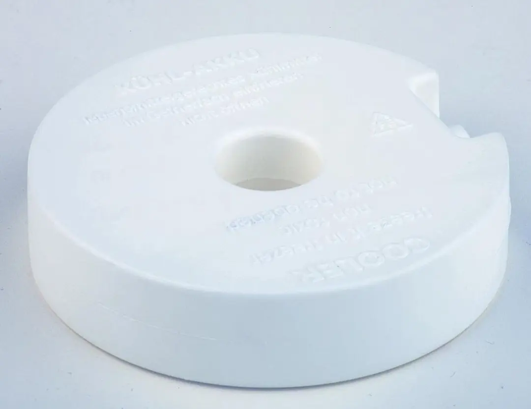 Koelelement, ø10,5 cm, wit