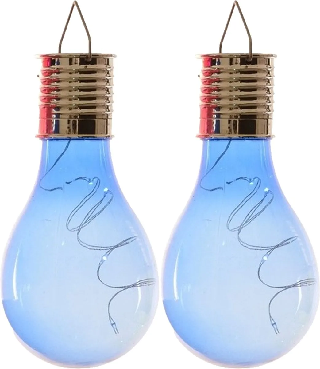 Lumineo Solar Tuinverlichting Blauw 1W