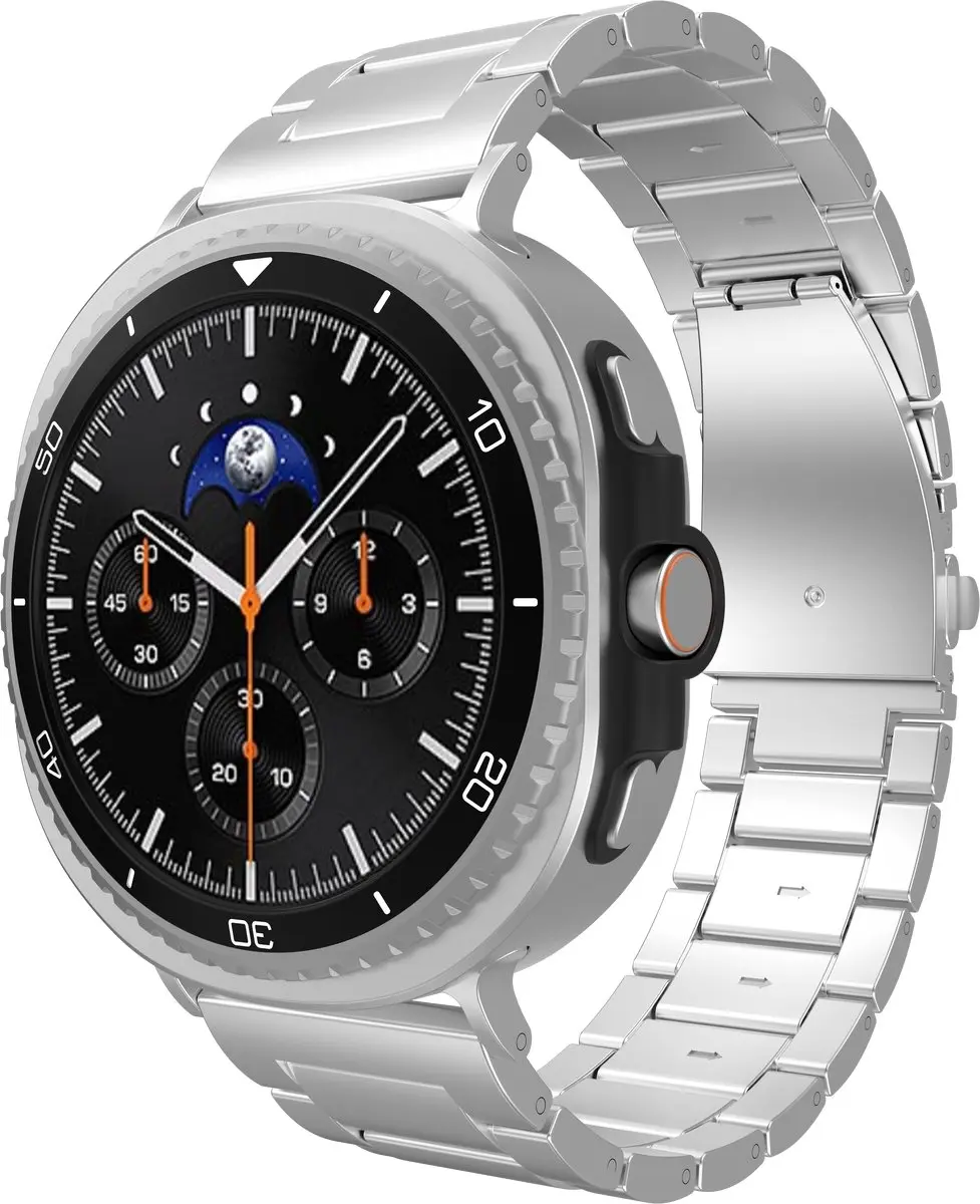 Just in Case cazy Horlogebandje geschikt voor Samsung Galaxy Watch Bandje (Titan