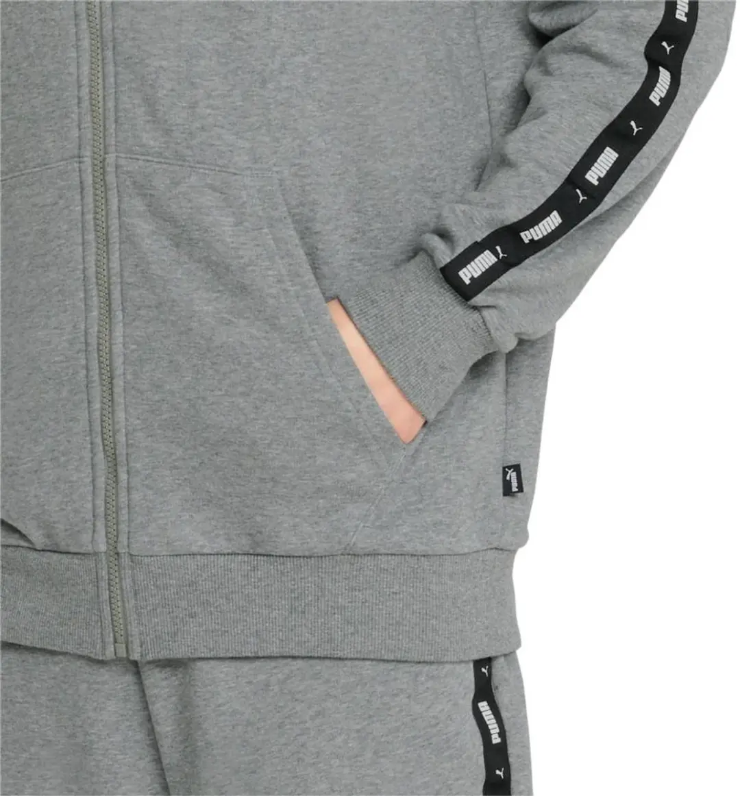 PUMA ESS+ Tape Full-Zip Hoodie TR Heren - afbeelding 2 van 5