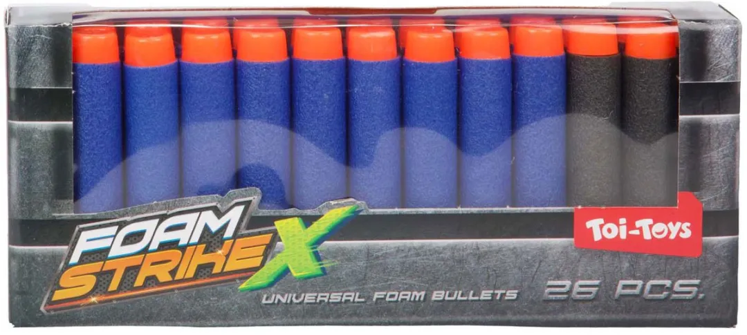 Toi-Toys Foam Strikex Navulling - 26 Stuks Multi