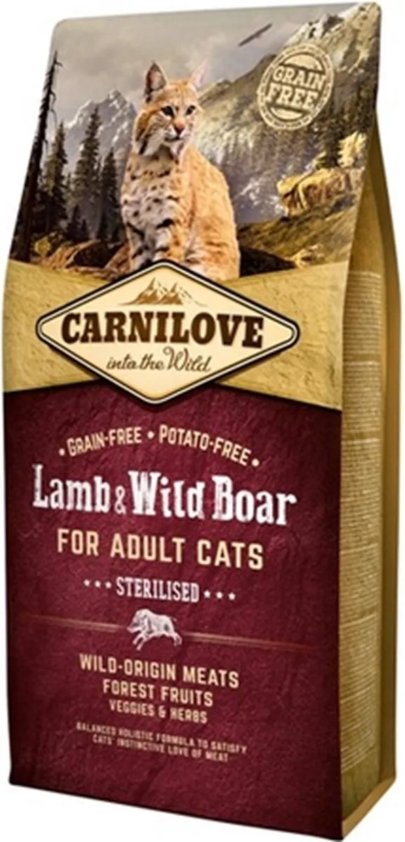 Carnilove Lam/Wild Boar Steri 6kg