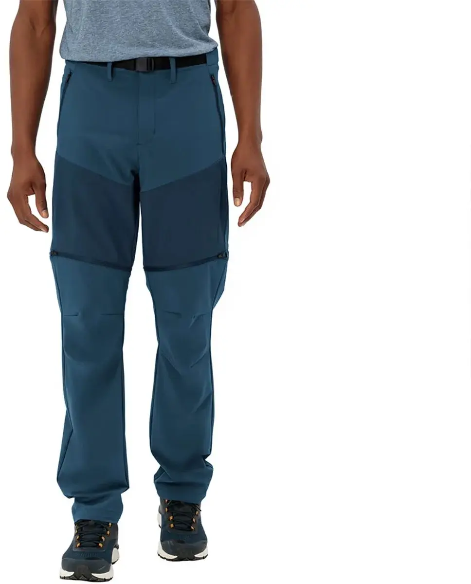 Vaude Elope Zip Off Broek Blauw 46 Man