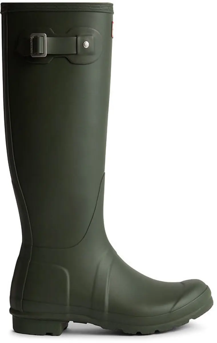 Hunter Original Tall groen regenlaars dames (XWFT1000RMADOV)