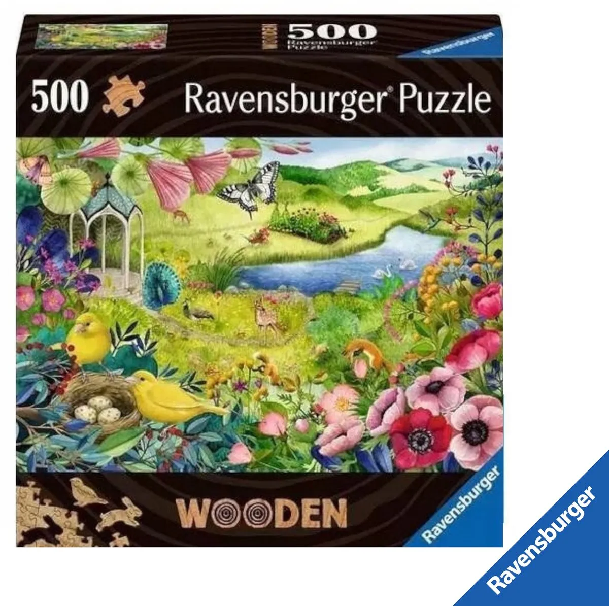 Ravensburger Houten Puzzel Wilde Tuin 500 Stukjes