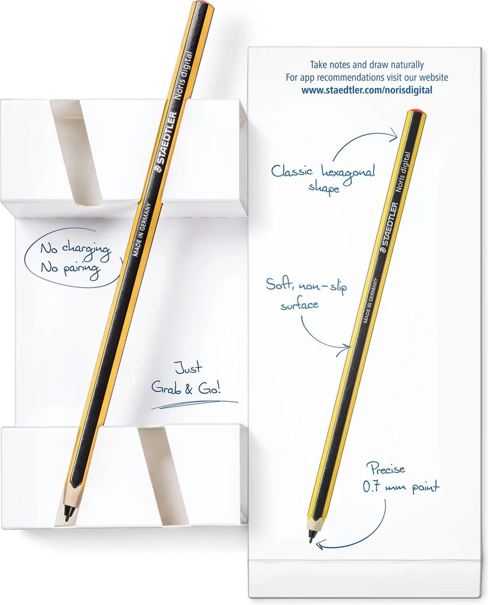 STAEDTLER Noris Digital 180 22-1 Stylus Potlood - Geel/Zwart