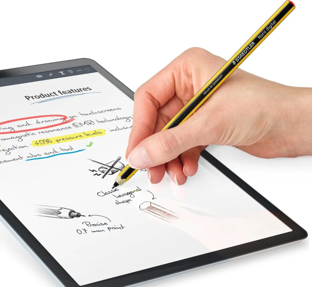 STAEDTLER Noris Digital 180 22-1 Stylus Potlood - Geel/Zwart