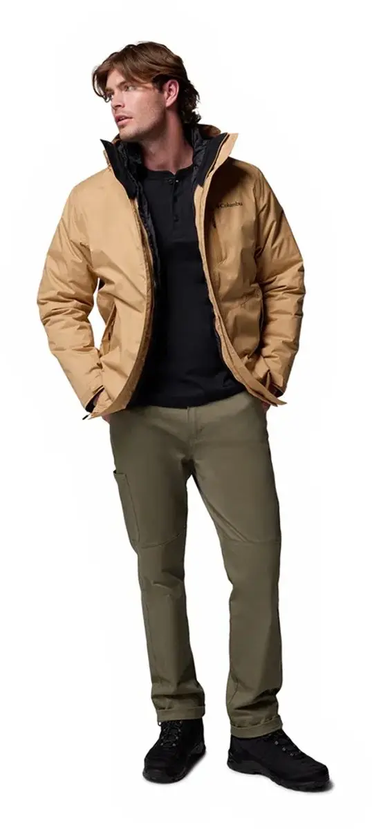 Columbia Oak Harbor Afneembare Jas - Beige - S - afbeelding 4 van 4