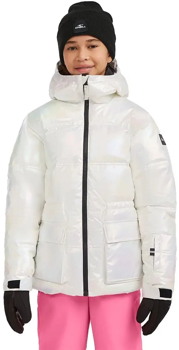 O´neill Fwc Cruz Puffer Snow Jas Wit 16 Years Kinderen