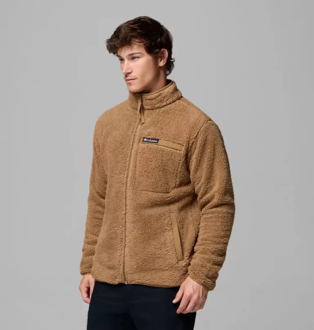 Columbia Rugged Ridge High Pile Full Zip Fleece - Bruin, L - afbeelding 6 van 6