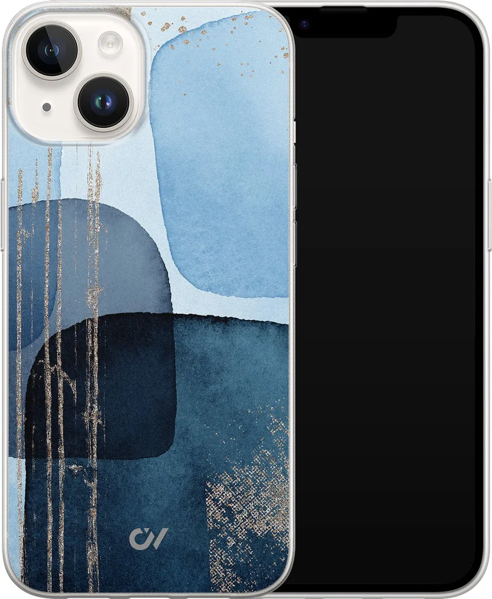 Casevibes Hoesje iPhone 14 A/14/UV/028 - Blauw