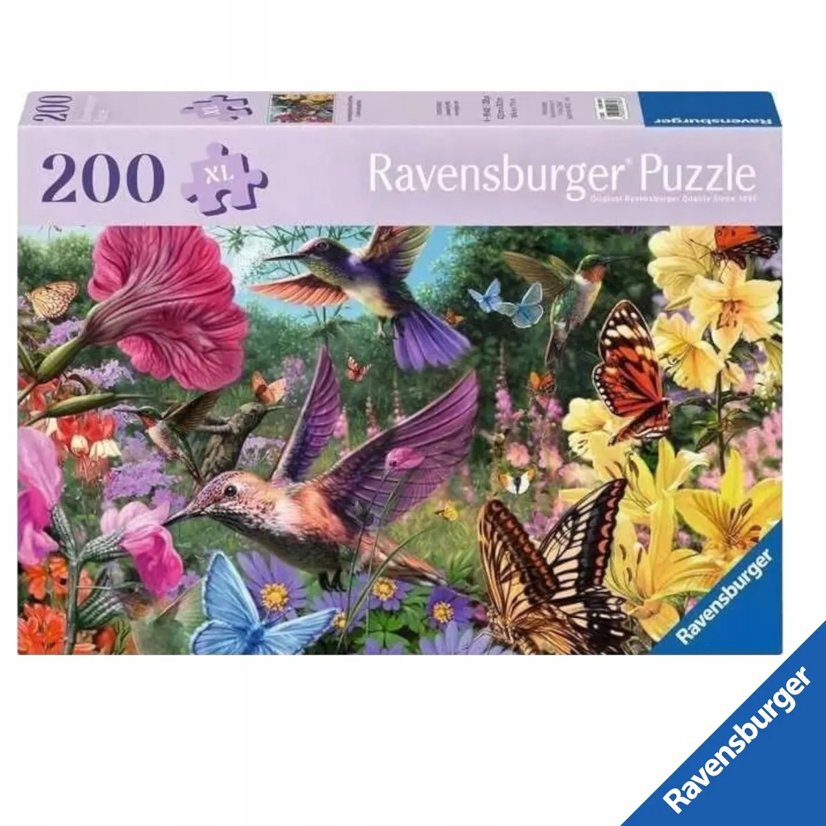 Ravensburger XL Puzzel Bloemen en Vlinders 200 Stuk