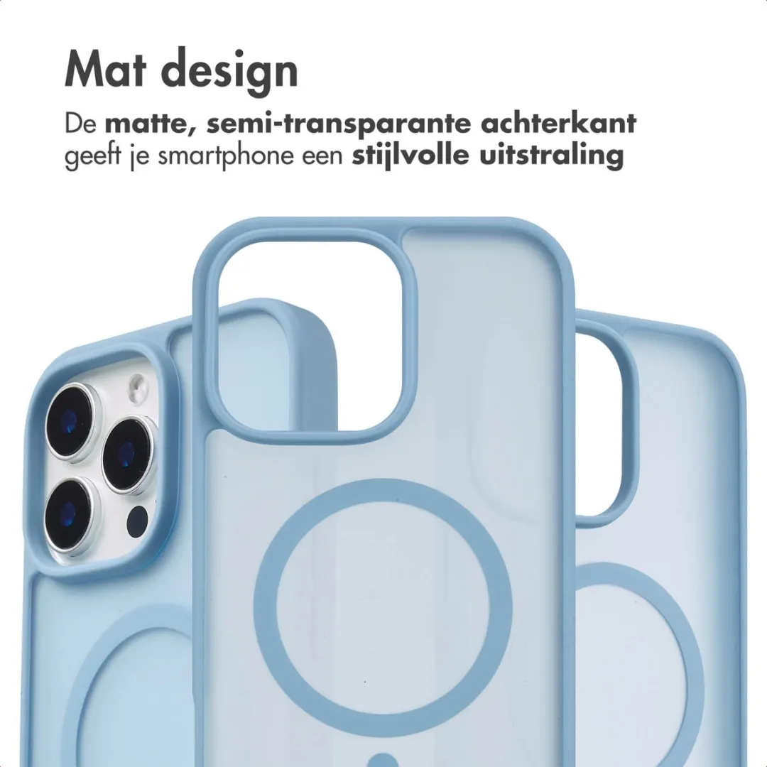 Imoshion Hoesje iPhone 16 Pro MagSafe Lichtblauw