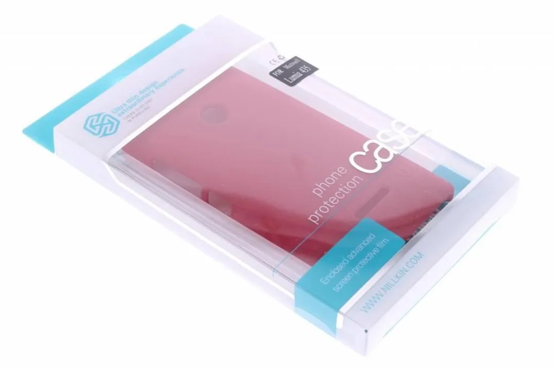 Nillkin Frosted Shield Hoes Microsoft Lumia 435 - Rood - afbeelding 6 van 6