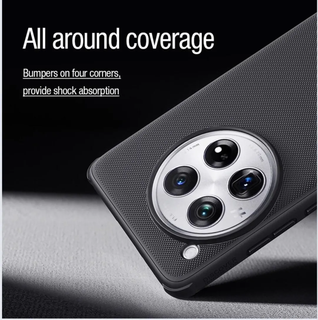Nillkin Frosted Shield Hoesje OnePlus 12 - MagSafe - Zwart