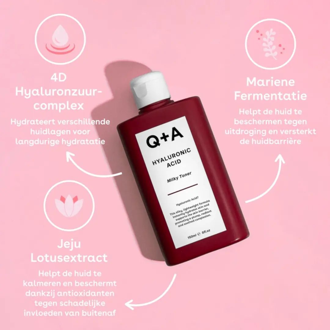 Q+A Hyaluronic Acid Milky Toner 150ml - afbeelding 4 van 4