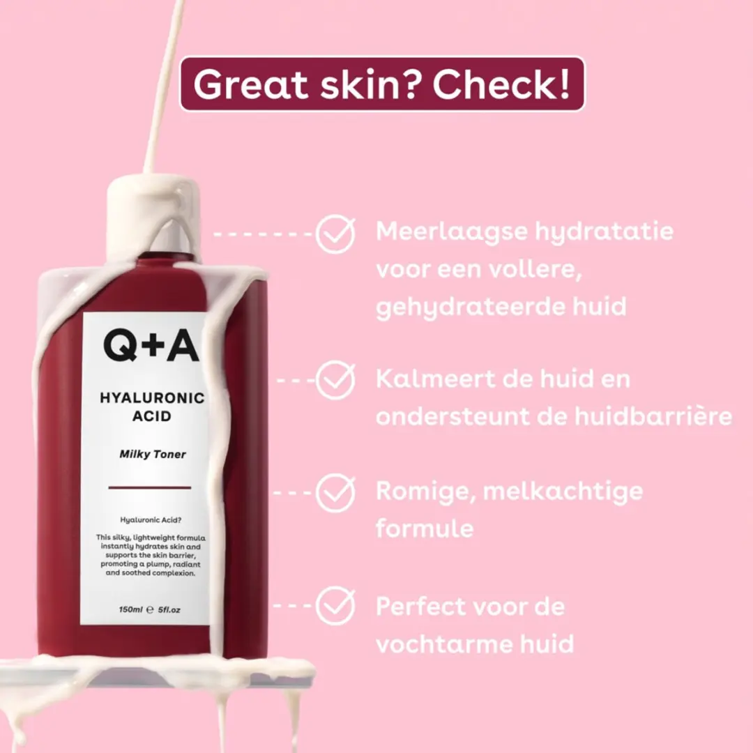 Q+A Hyaluronic Acid Milky Toner 150ml - afbeelding 3 van 4