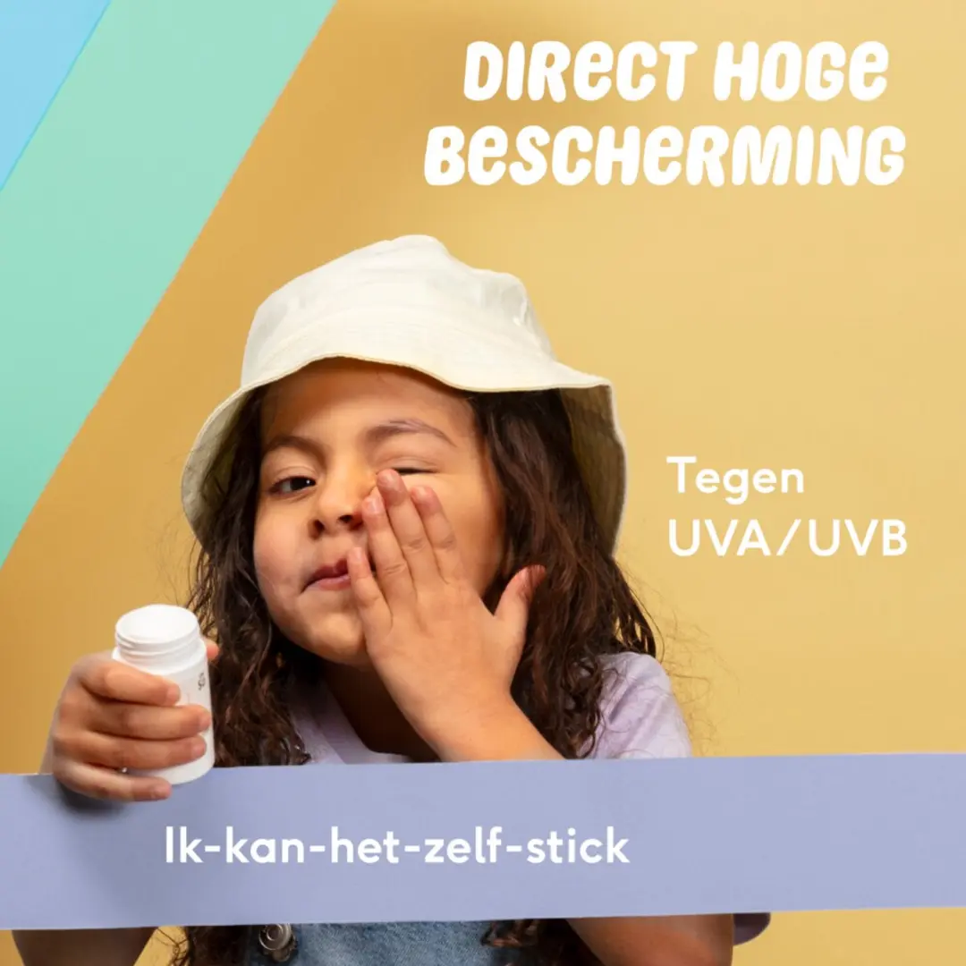 Naïf Baby & Kids Sun Zonnebrand Stick SPF 50 - 2x 36g - afbeelding 4 van 5