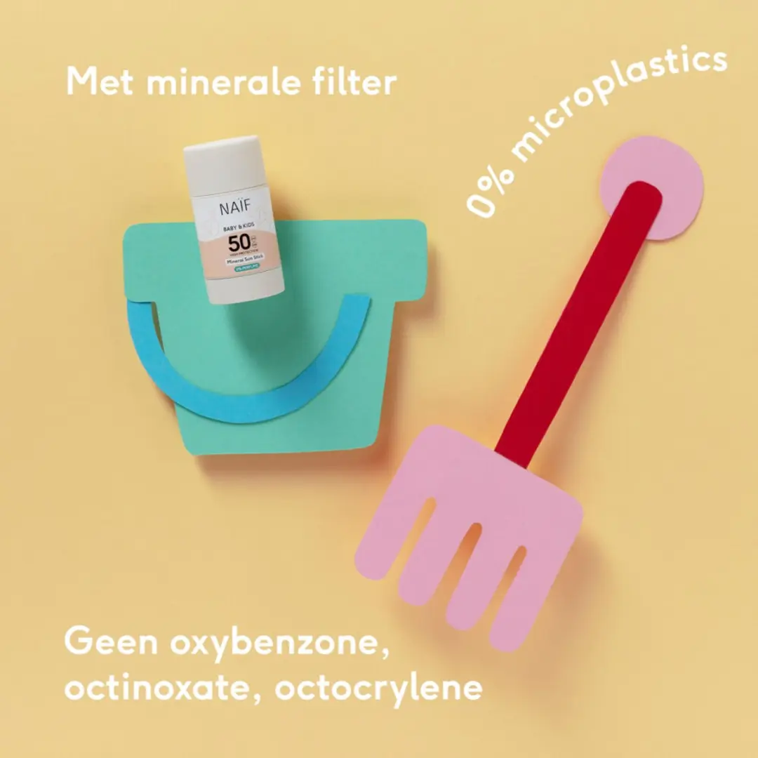 Naïf Baby & Kids Sun Zonnebrand Stick SPF 50 - 2x 36g - afbeelding 2 van 5