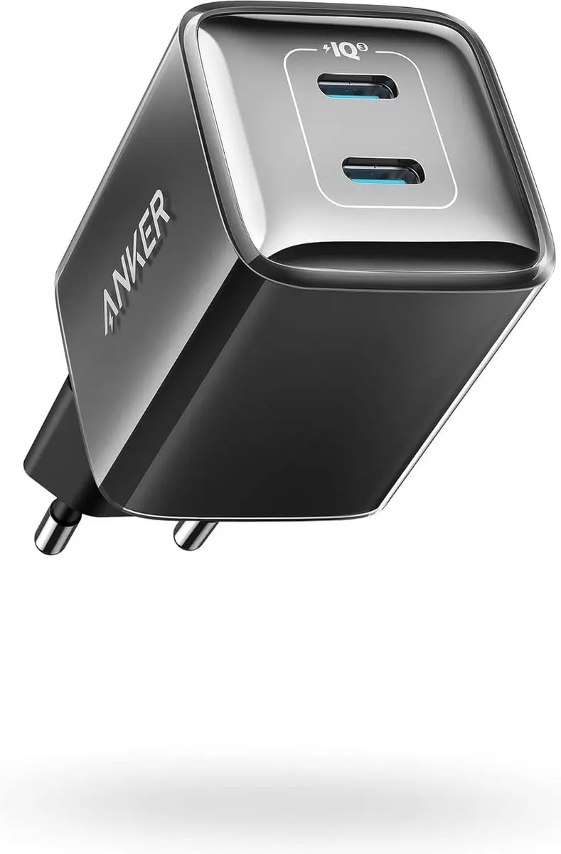 Anker Anker Nano Pro, 521 oplader, compacte 40 W PIQ 3.0 dual-port USB-C voeding