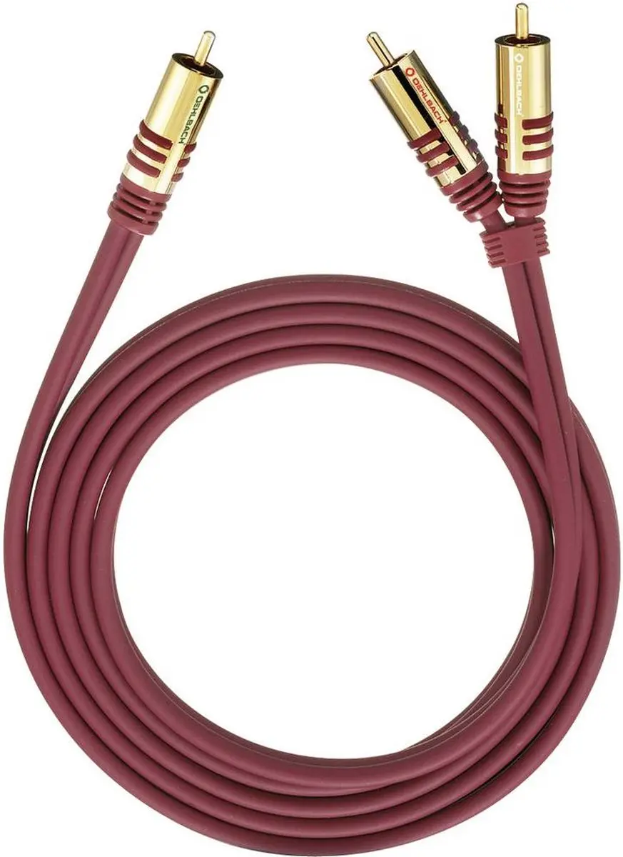 Oehlbach NF Y-Sub 100 Subwooferkabel 1m