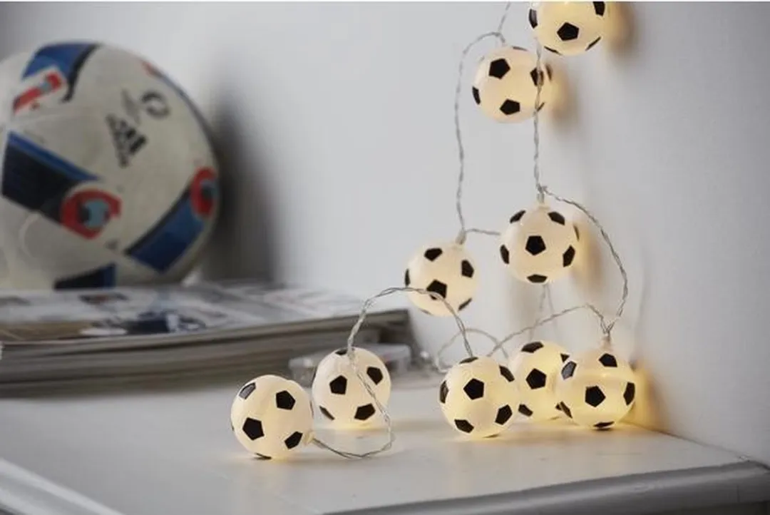 Star Trading Voetbal Lichtsnoer - 10 Stuks 11.4cm - afbeelding 2 van 6