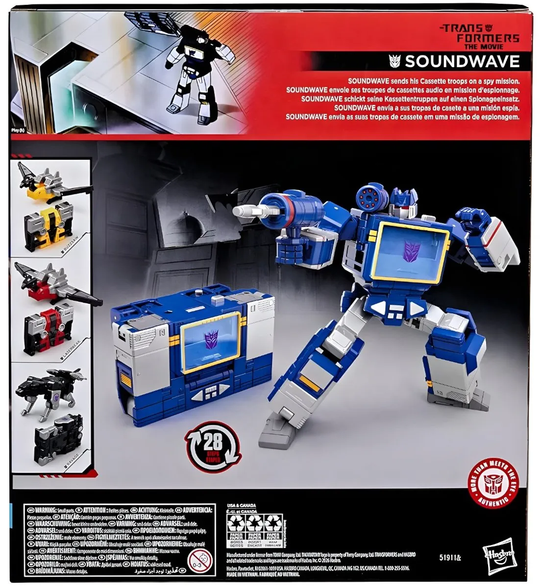 Hasbro Studio Series Transformers Soundwave G19045X0