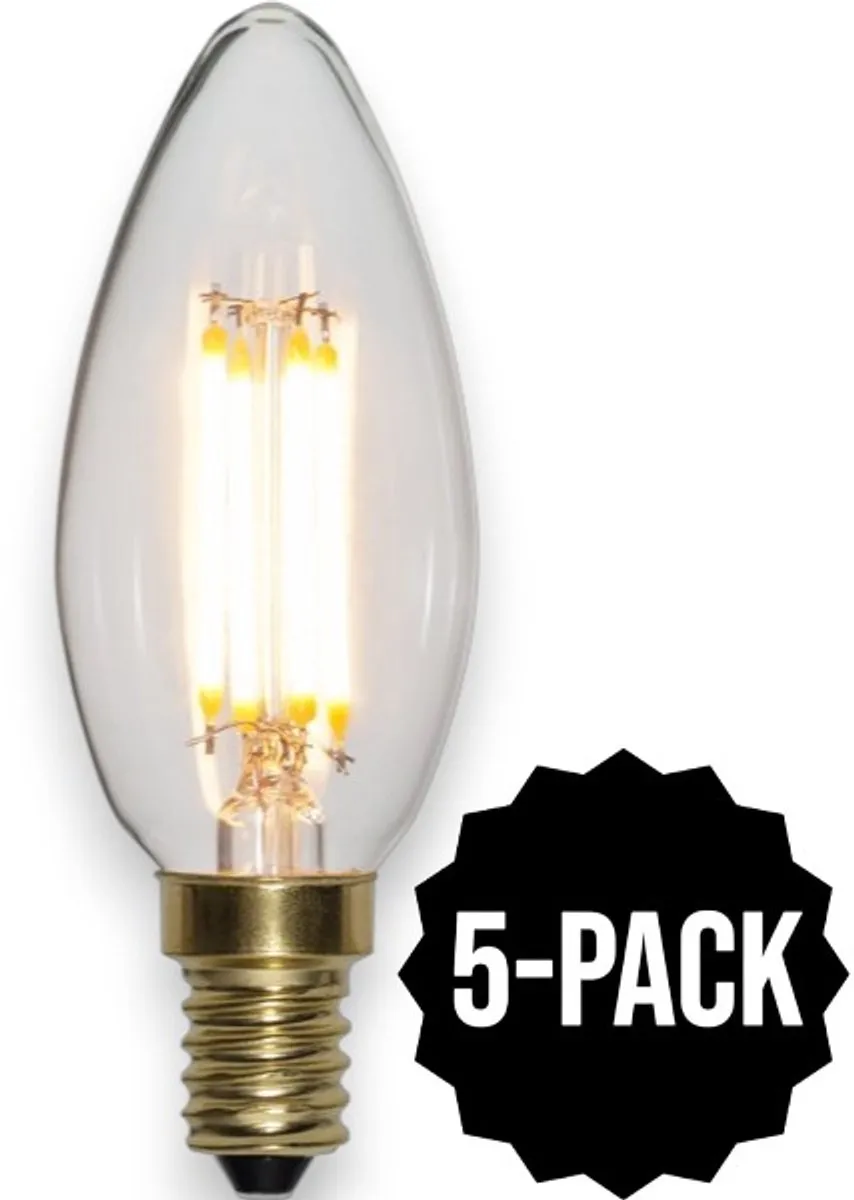 Star Trading Kaarslamp E14 4W Super Warm Wit