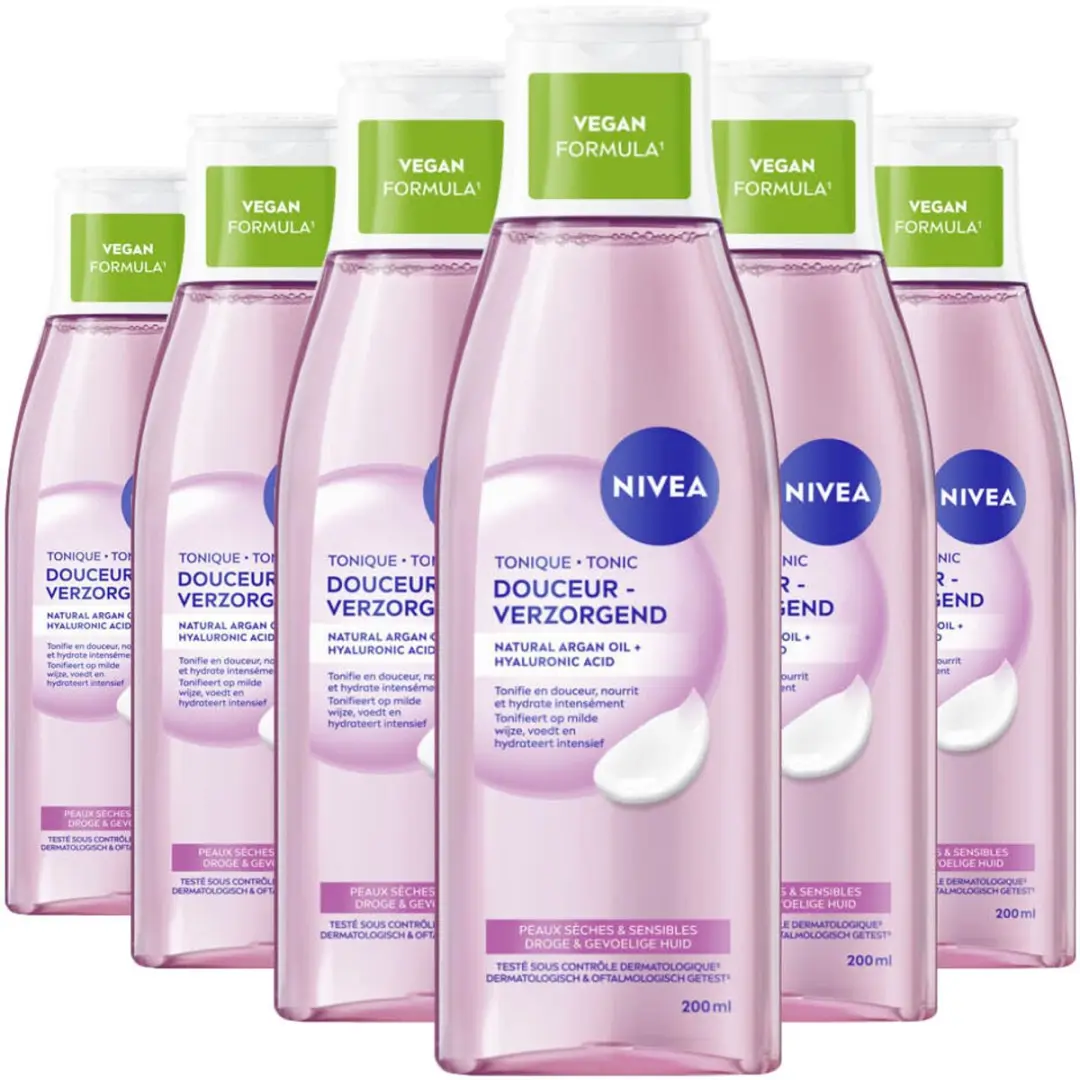 NIVEA Tonic Verzachtend - 6x 200ml - afbeelding 2 van 2