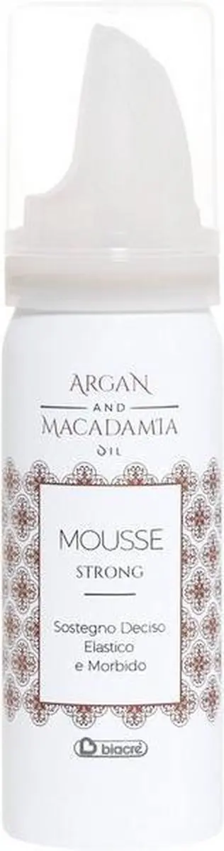 Biacrè Argan & Macadamia Oil Strong Mousse - 50ml - afbeelding 2 van 2