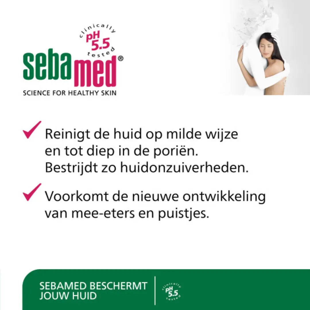 Sebamed Clear Face Antibacterial Reinigingsschuim - 2x 150ml - afbeelding 4 van 4