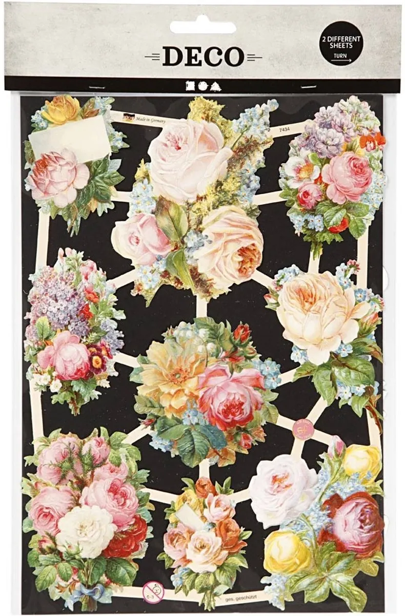 Creativ Company Vintage Plaatjes Rozen Poëzie