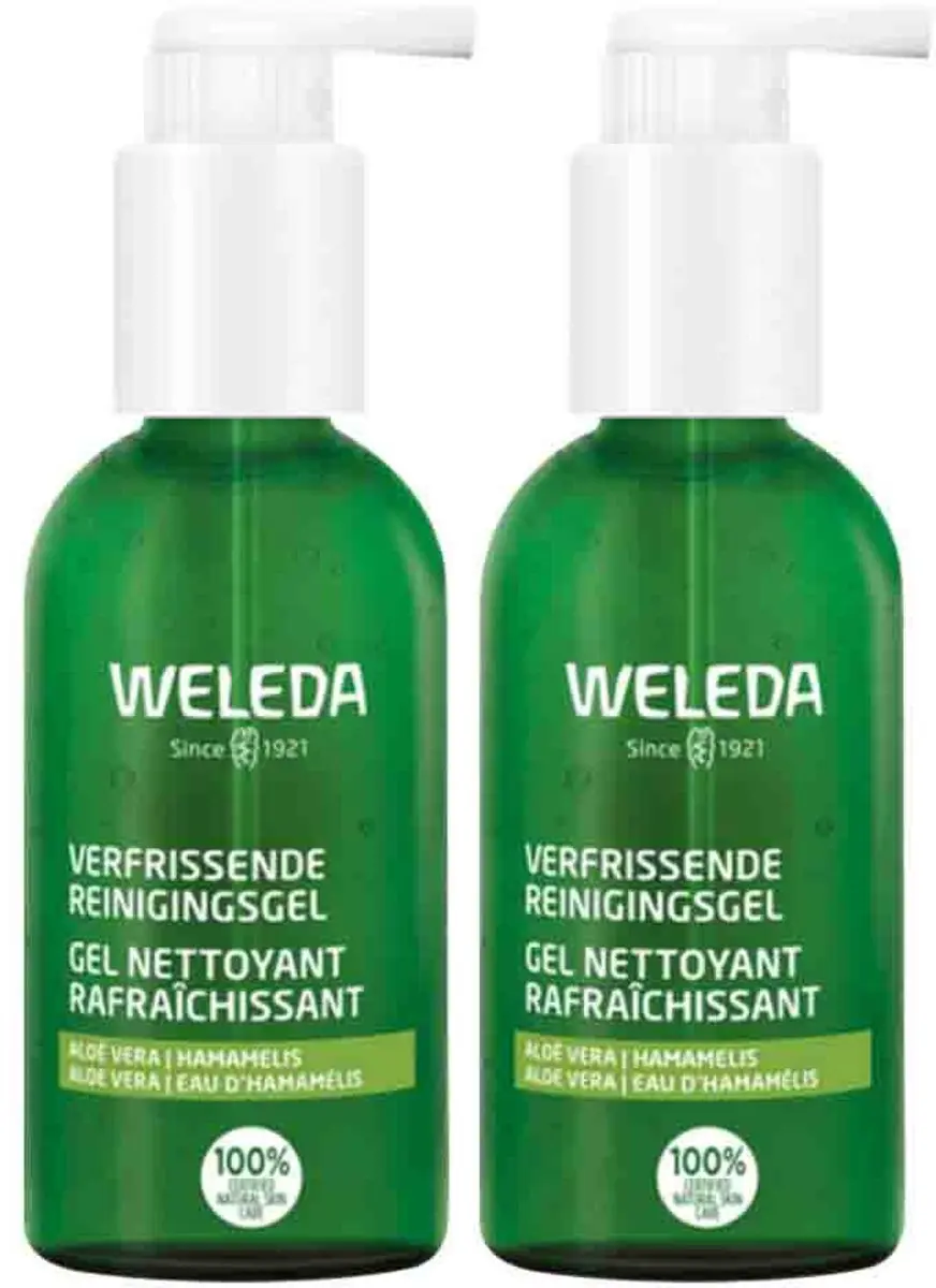 Weleda Hamamelis Diepe Reinigingsgel met Aloë Vera - 2x 150ml - afbeelding 6 van 6