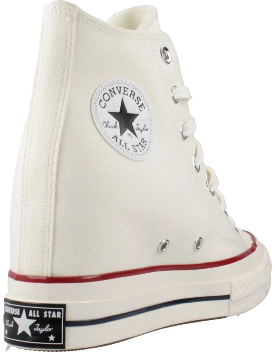 Converse Chuck 70 Wedge Hi Dames Sneakers - Wit - 39 - afbeelding 4 van 4