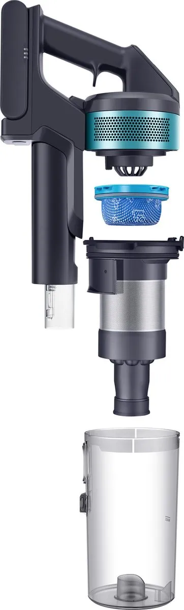 Samsung Jet 60 Turbo VS15A6031R1 Steelstofzuiger - 150 Airwatts - Mint groen